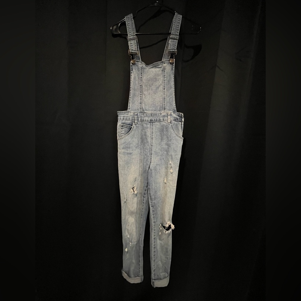 Women's Blue Denim Overalls